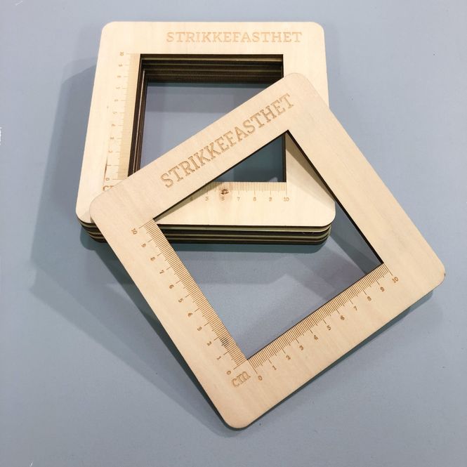 Hovedbilde Strikkefasthetsmåler, 10 cm
