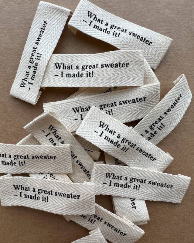 What a great sweater - I made it! 1,5 x 5 cm