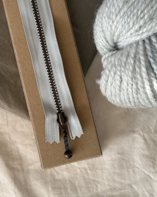 Hovedbilde Glidelås 17 cm - Havskum