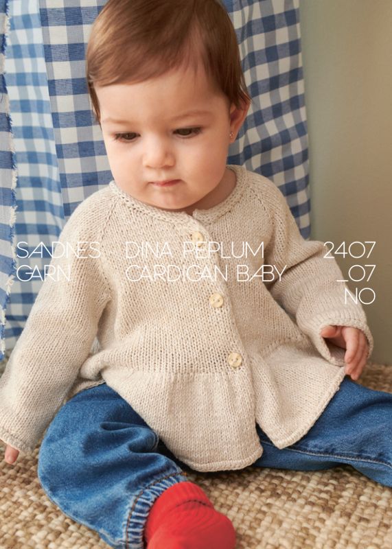 2407-7 Dina Peplum Cardigan Baby