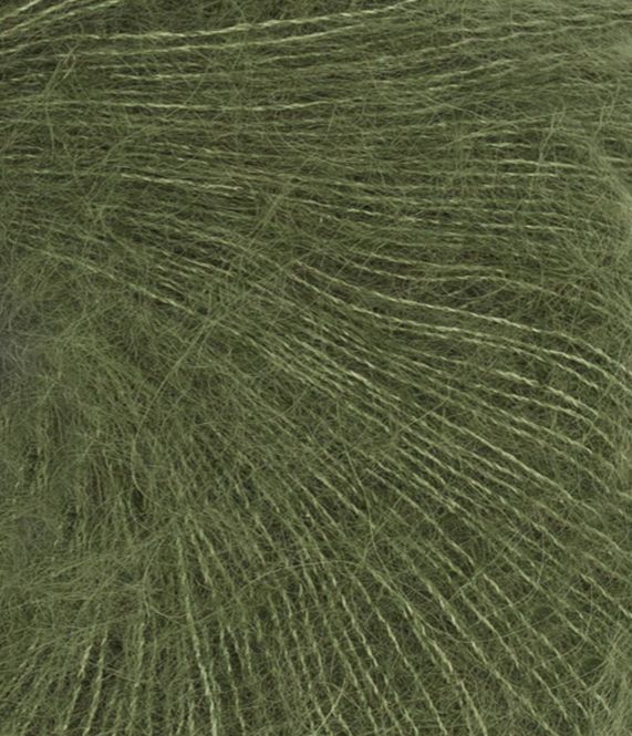 Hovedbilde Tynn Silk Mohair 9062 Olivengrønn